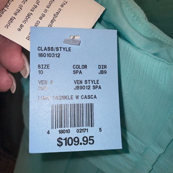 Size 10 David's Bridal formal dress. Mini Bridesmaid, flower girl, fancy event - Picture 2 of 5